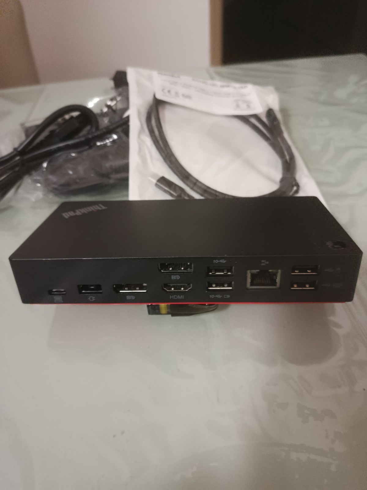Lenovo ThinkPad USB-C Dock Gen2 Docking Station per Laptop - Nera (40AS0090IT)