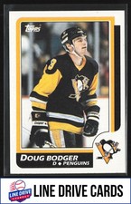 1986-87 Topps #24 Doug Bodger Pittsburgh Penguins NM