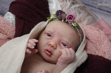 Miranda Awake Authentic 19" Reborn Doll Kit by Bountiful Baby Realborn/COA