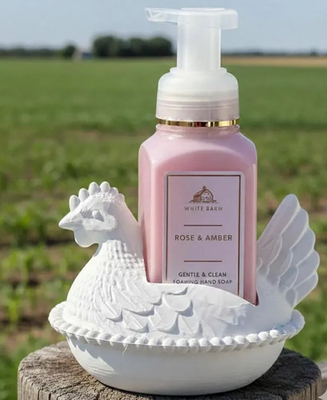 #ad Hen On A Nest Bath And Body Works Hand soap Dispenser Country Farm House Decor $19.98