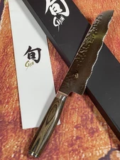 Shun Premier 7” Serrated Master Utility  Knife TDM0763 Open Box