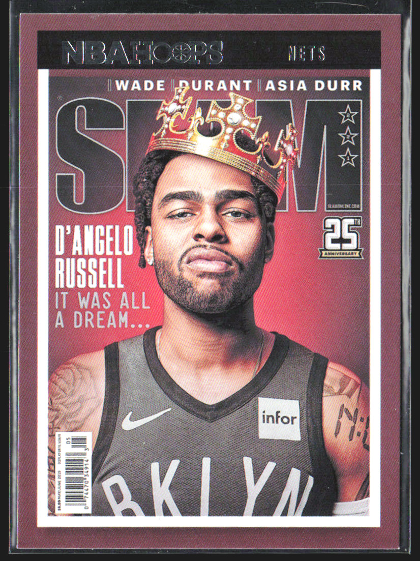 2021 Panini Hoops Basketball D'angelo Russell Slam #NO. SLAM #221