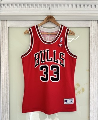 Pippen #33 Chicago Bulls 90's Basketball Jersey NBA Shirt Size