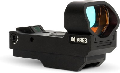Monstrum Ares Open Reflex Red Dot Sight for Rifles and Long Guns | with Black 