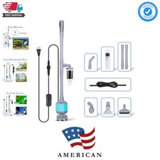 360GPH Electric Aquarium Gravel Cleaner, 5 in 1 Automatic Fish Tank Cleaning ...