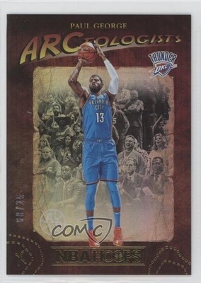 2018-19 Panini NBA Hoops ARCeologists Artist Proof 8/25 Paul George #ARC-1 1ls6