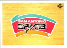 1991-92 Upper Deck International Italian Team Logo: San Antonio Spurs