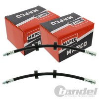 2X Mapco BremsschlÄUche Bremsschlauch Vorne Passend FüR Audi 50 VW Derby Polo