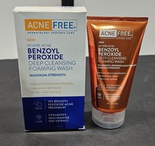 AcneFree Severe Acne 10 Benzoyl Peroxide Foaming 5 Ounce Pack of 1 , Clear