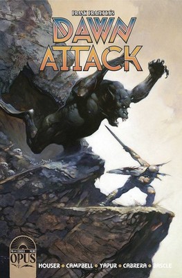 FRANK FRAZETTAS DAWN ATTACK #4 VARIANT CVR B FRAZETTA OPUS COMICS