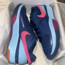 Nike Men's 12 JA 1 Basketball Shoes NY vs. NY Court Blue Hyper Pink FV1286-400
