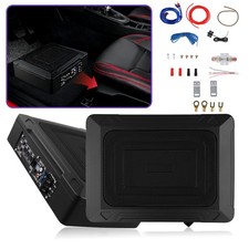 12" Untersitz Aktiv Subwoofer + Kabelset Auto Verstärker Lautsprecher 1000 Watt