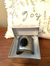Womens indian silver cuff bracelet sterling (...