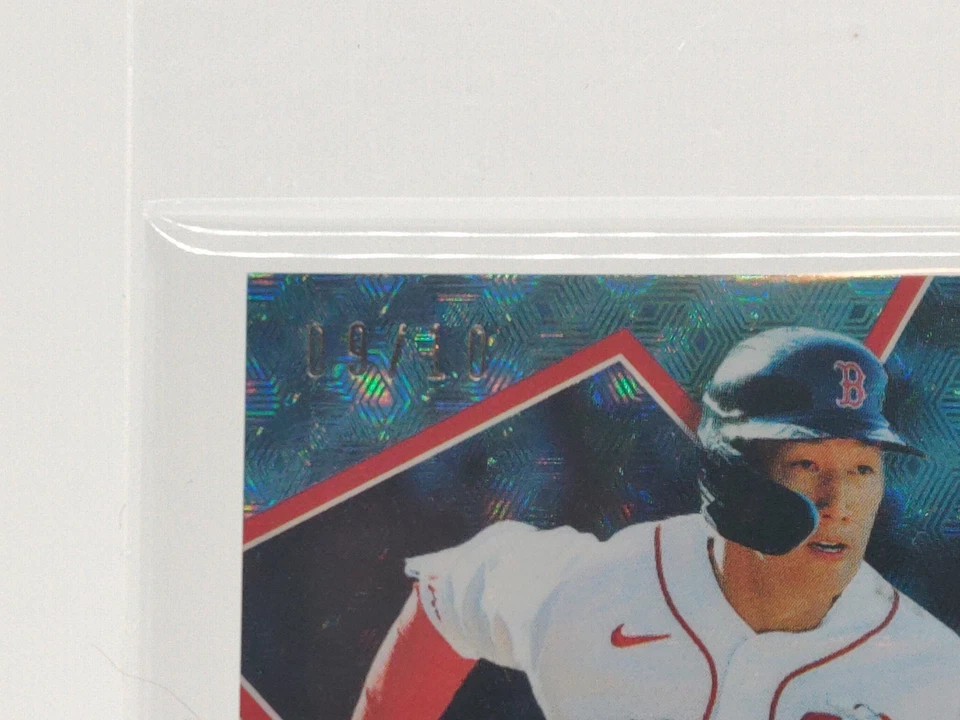 2023 Topps Xpectations Clubhouse Compliments Devers/Yoshida Blue /10 Red Sox - Image 2 of 3