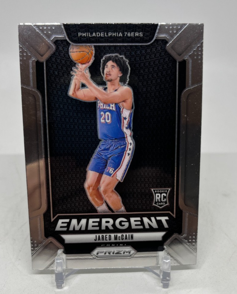 2024-25 Panini Prizm Jared McCain Emergent #19 (RC)