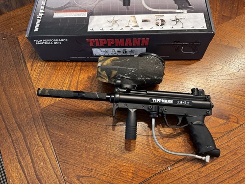Tippmann Sports A5 Paintball Marker Black NICE!