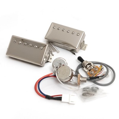 490R 498T Guitar Alnico V Pickups 2C with Wiring Harness for Gibson LP Guitar