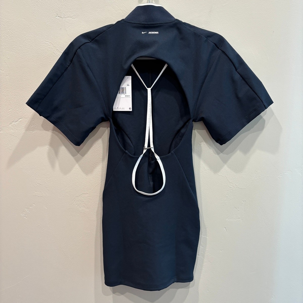 NWT Nike x Jacquemus Dress in Navy Blue White - Size: XXS | eBay