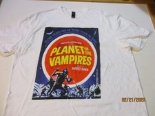 PLANET OF THE VAMPIRES MARIO BAVA 1965 ITALIAN SCI-FI HORROR MOVIE T-SHIRT XL