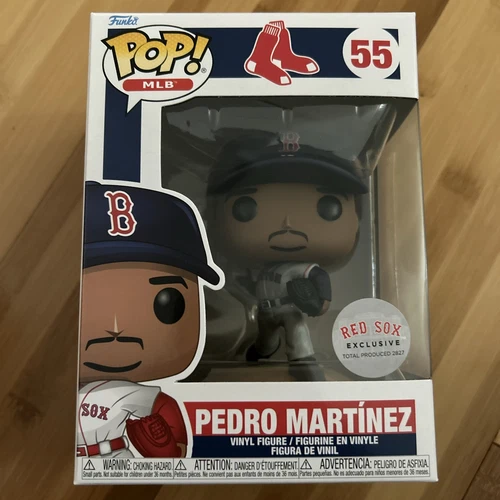 Funko Pop! Vinyl: Pedro Martínez 55  - Boston Red Sox Baseball MLB Road 2827 Pcs