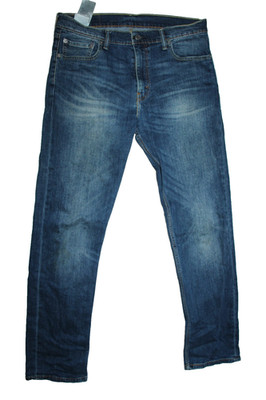 Levi's 504 Jeans W33 L34 Blau Denim Straight Fit Herren 29990-0453