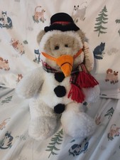 Starbucks 1999 Bearista 8th Edition Collection Snowman Teddy Bear Toy W/Tag