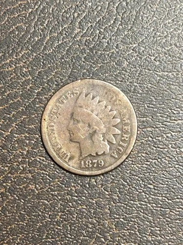 1879 Indian Head Cent Good Condition Semi Key Date Exact Coin Imaged #B67