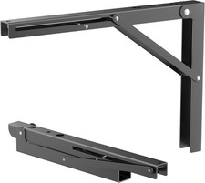 Folding 16 Inch Wall Shelf Brackets, Collapsible