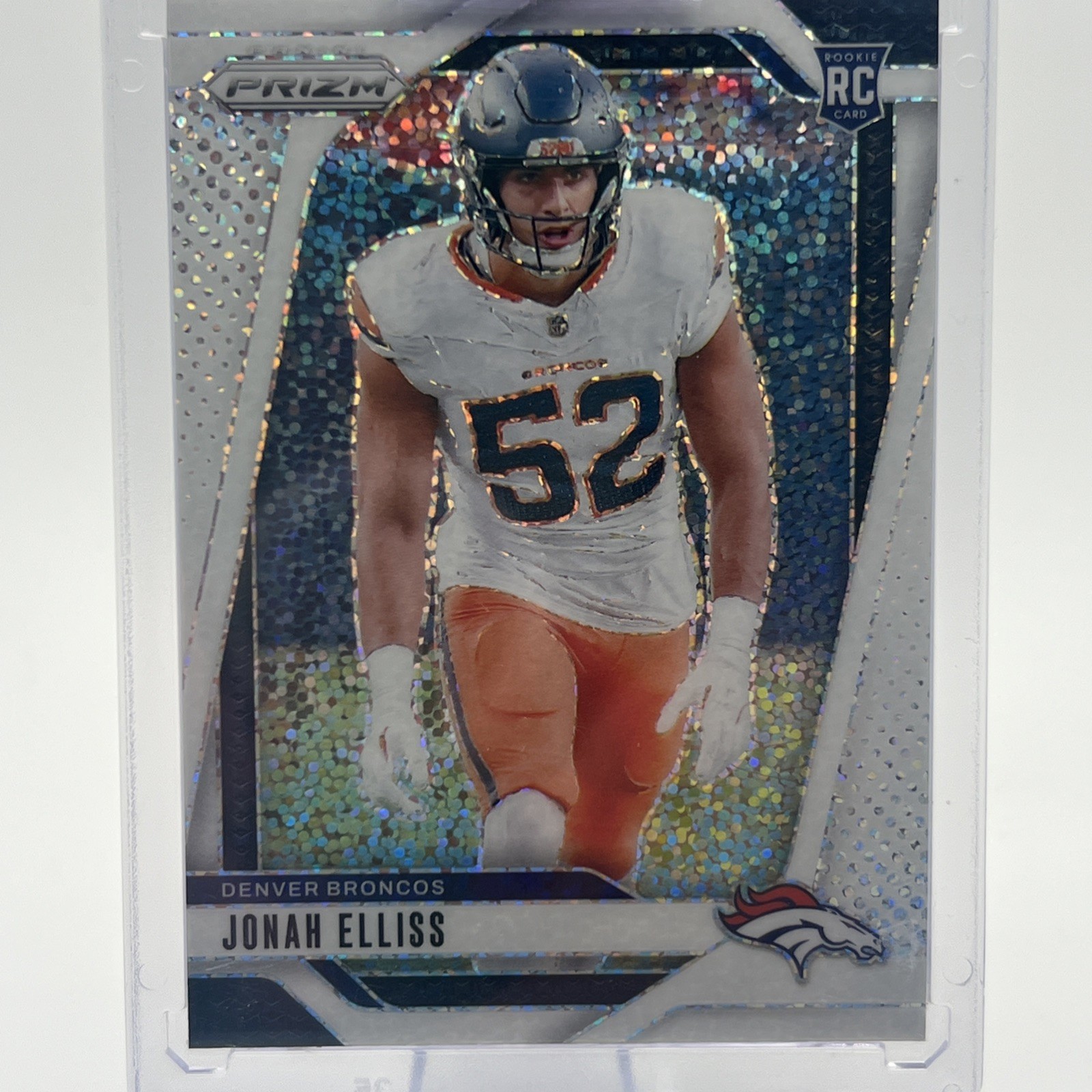 2024 Panini Prizm - Rookies Jonah Elliss #356 White Sparkle Prizm (RC)