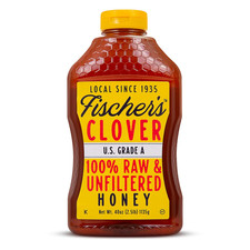 100 Pure Clover Honey, 40 Oz Unfiltered Raw Honey in a Squeeze Bottle All-N