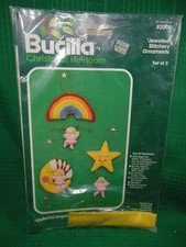 Bucilla Christmas Heirloom Felt Ornament Kit Celestial Angels 82006