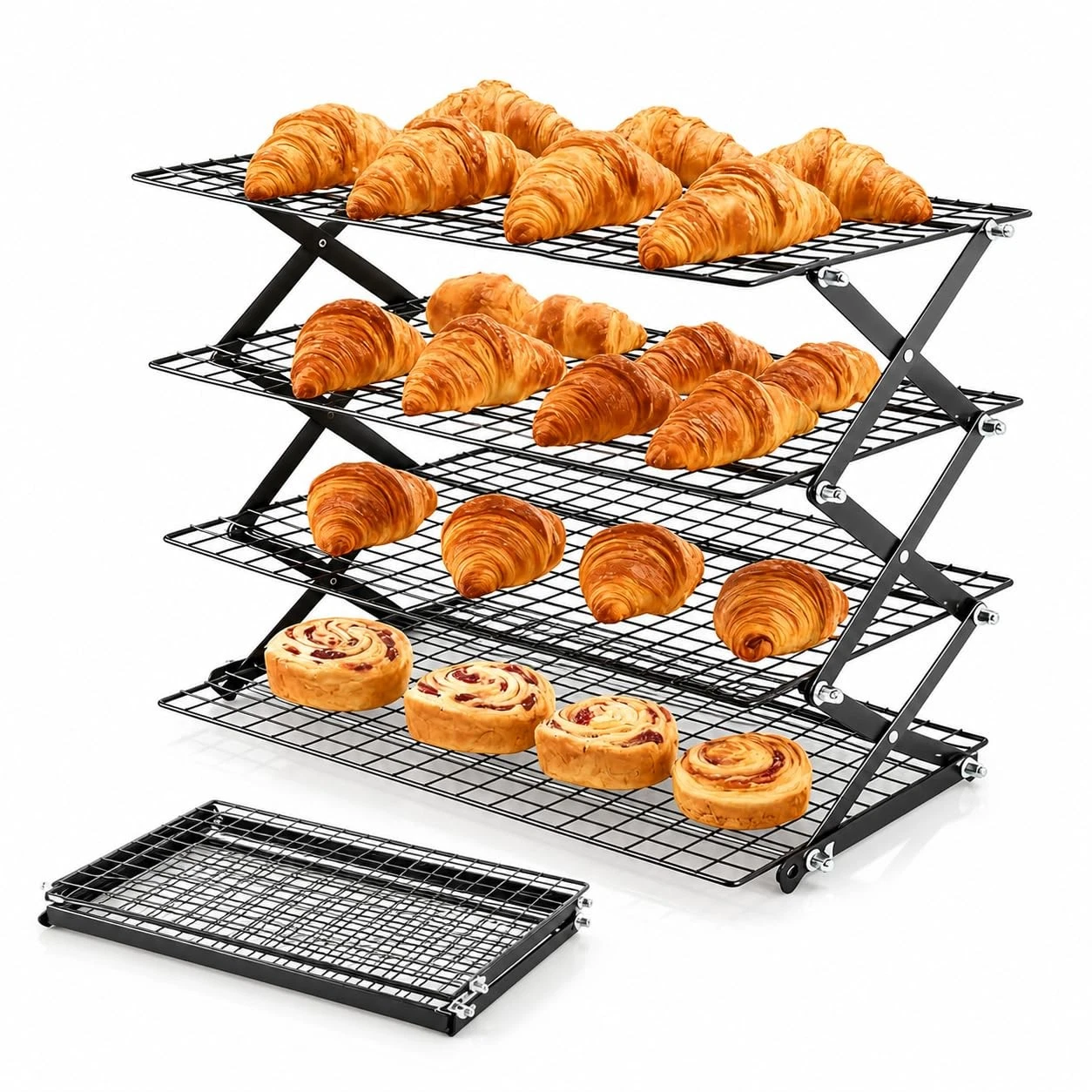 Cooling Racks For Cooking And Baking, 2/3/4-Tier Collapsible Cookie Cooling R...
Opens in a new wind