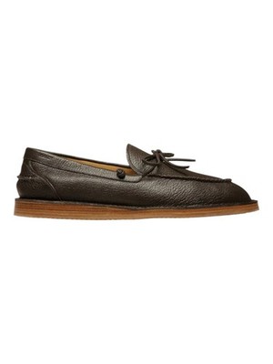 Bally Fogar 6303277 Men's Ebano Leather Loafers Size 12 MSRP $870