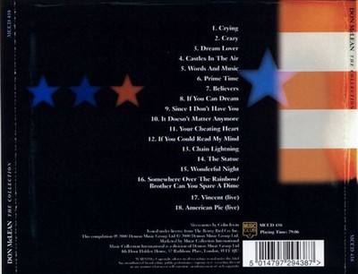 DON MCLEAN - COLLECTION NEW CD
