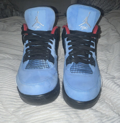 Jordan Air Jordan 4 Retro Travis Scott Cactus Jack 2018 Mid Blue 308497-406