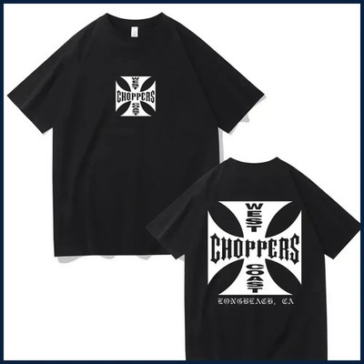 Summer Fashion T Shirt Women Men West Coast Choppers Print T-Shirt Casual Short