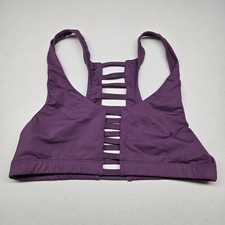 Victoria's Secret PINK Women Sports Bra Large Purple Ultimate Unlined Wireless