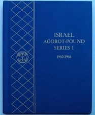 R. P. Nielsen Whitman 1960-1968 Israel Agorot - Pound Series 1 I-100 Coin Album