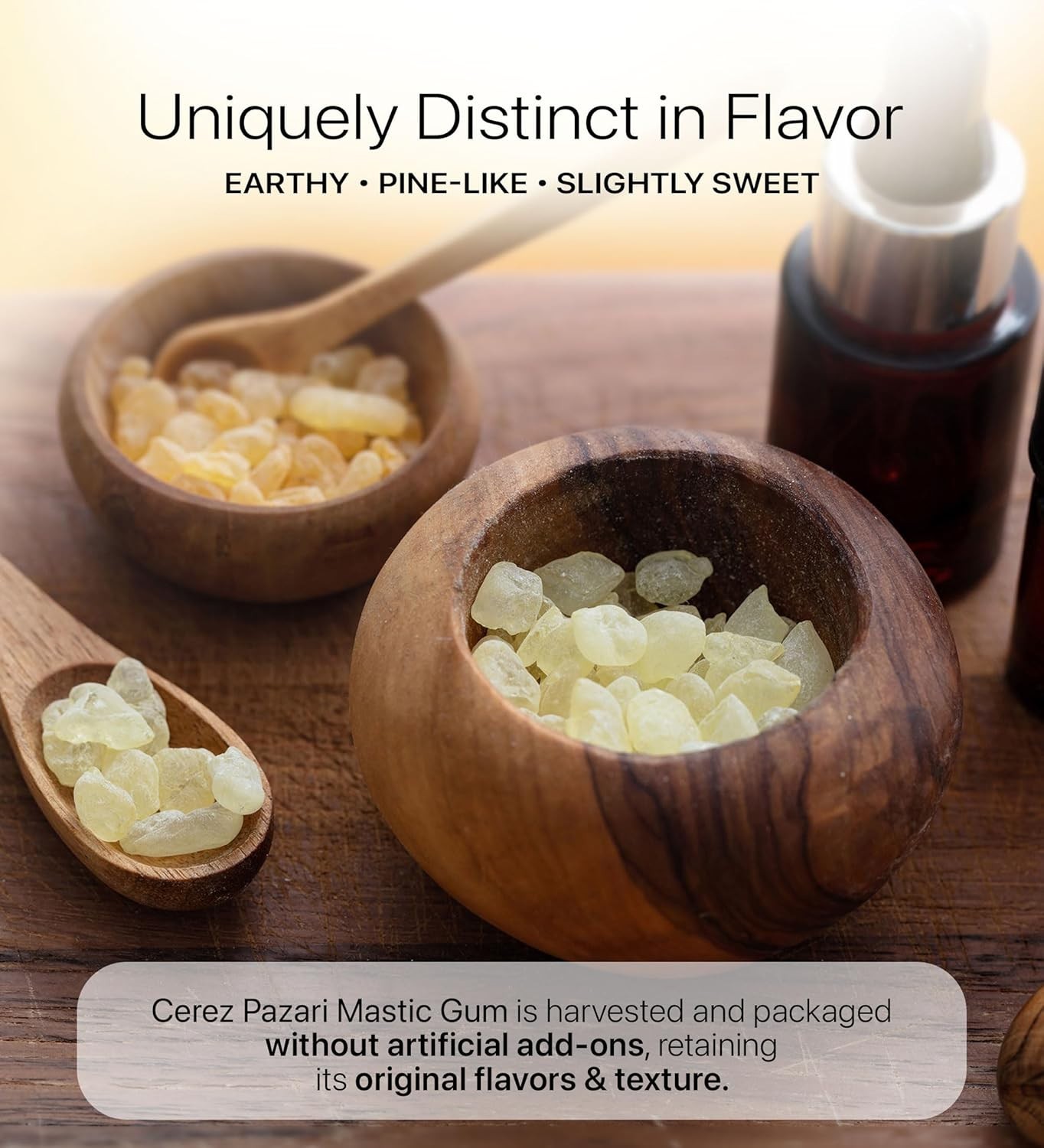 Cerez Pazari Natural Mastic Gum - Greek Mastic Resin, Sugar-Free &  0.88 oz