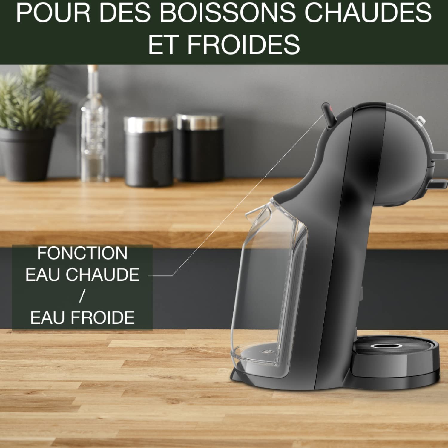 machine café capsules – vue détaillée
