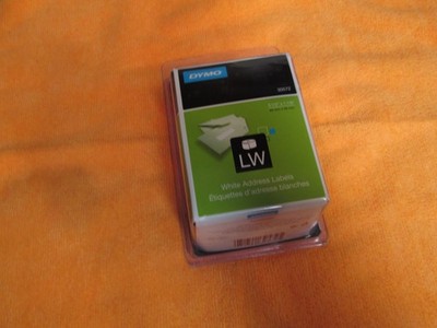 Dymo 30572 Label 3 1/2''×1 1/8'' 2-Roll 260 White Address Labels NEW SEALED BOX