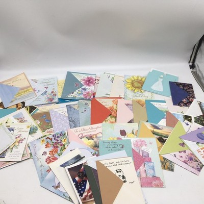 Lot 50 Greeting Cards Unused Birthday Easter Get Well Bride Note Card Religious