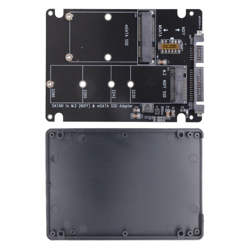 MSATA SSD Solid Disk NGFF To SATA3 External Hard Disk Adapter Enclosure Optional - Afbeelding 5 van 15