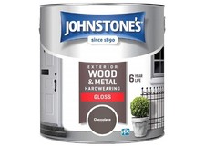 Johnstone's Exterior Hardwearing Gloss Paint Wood Metal Oil Based Paint 750ml