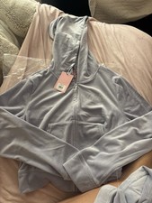 Juicy Couture y2k Lavender Haze velour rhinestone bling tracksuit size X-Large