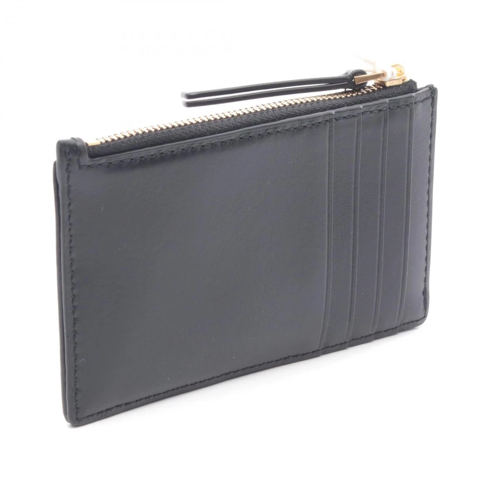 Tory Burch KIRA DIMOND TARJETERO Monedero 158629001 Cuero Negro NUEVO Mujeres - Imagen 2 de 4