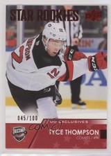 2021-22 Upper Deck AHL Star Rookies Exclusives 45/100 Tyce Thompson #137 u2v