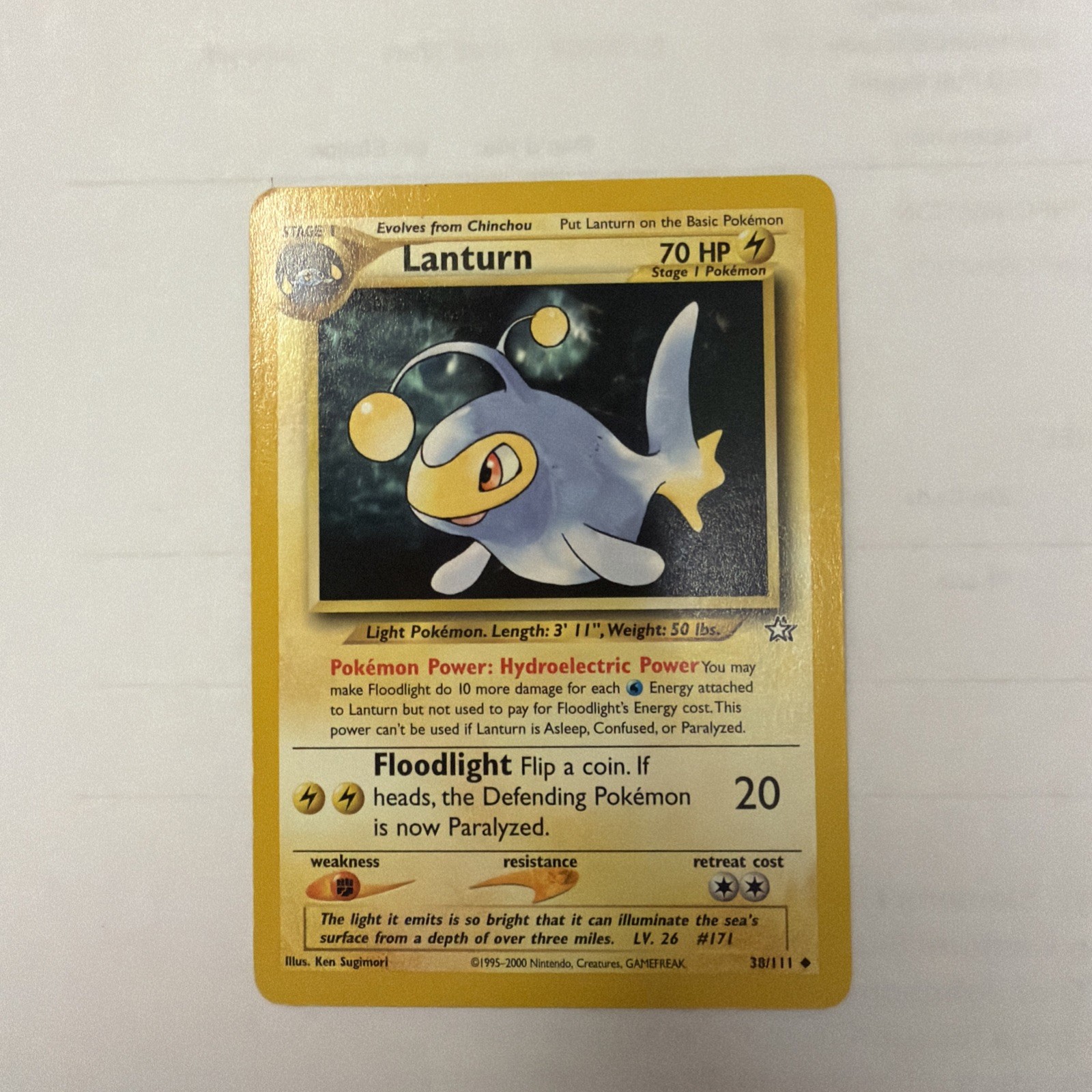 Lanturn 38/111 Neo Genesis Regular - NM