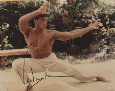 Jean Claude Van Damme , Signed Autographed 8x10 Color Photo Sexy Shirtless