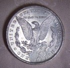1896 Morgan Silver Dollar, Struck Through Reverse — photo 2
